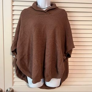 Brown Fall Poncho